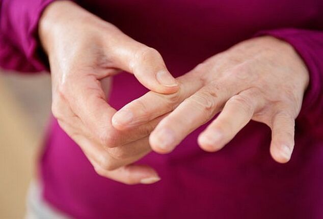 liga rankų iš vibracijos sąnarių