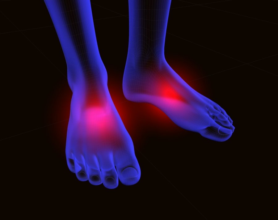 skausmas su pėdų sąnarių