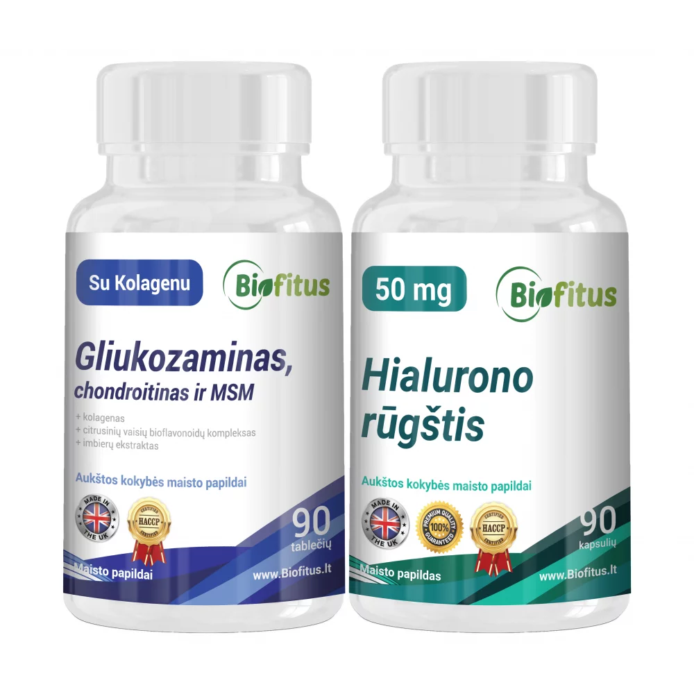 chondroitino ir gliukozamino kaina